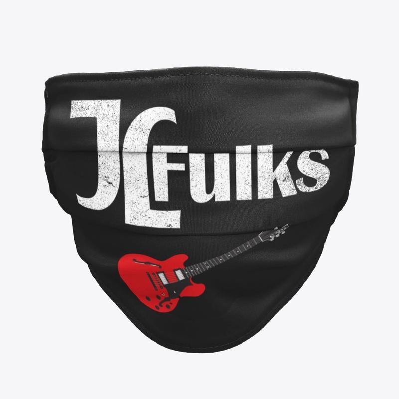 JL Fulks Logo "Ruby" Guitar Face Mask