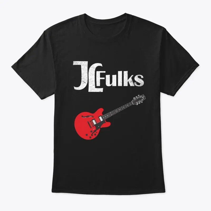 JL Fulks Logo & "Ruby" Guitar